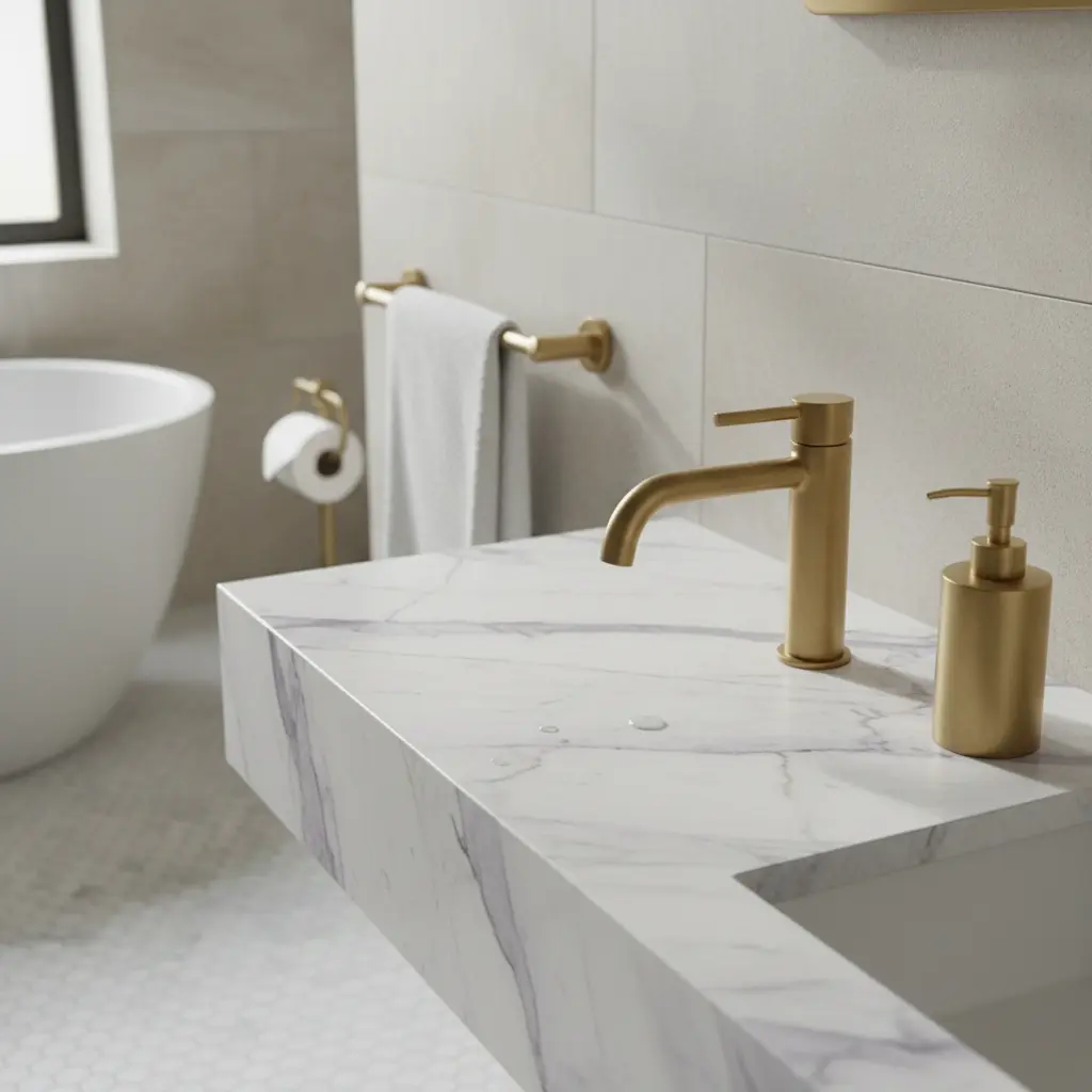 Premium bathroom finishes and fittings