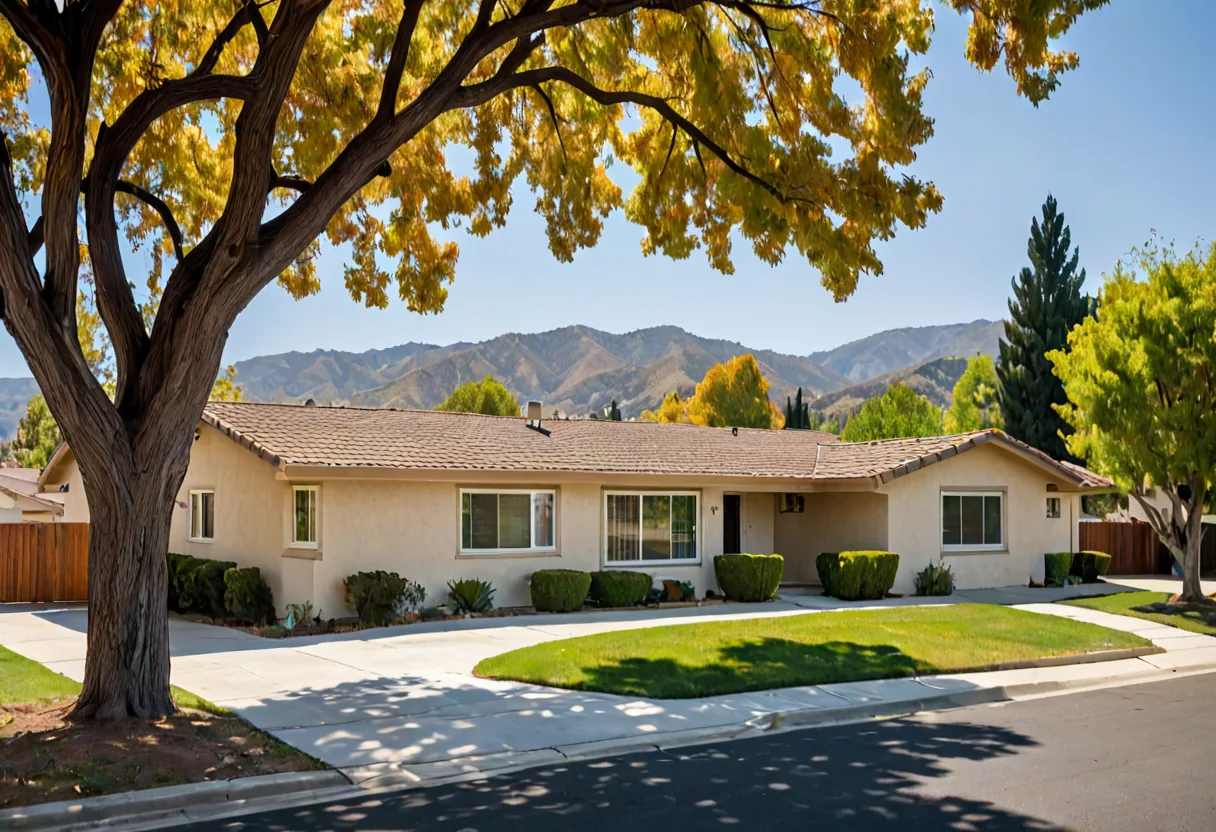 A San Fernando Valley home with a new fire-rated tile roof
